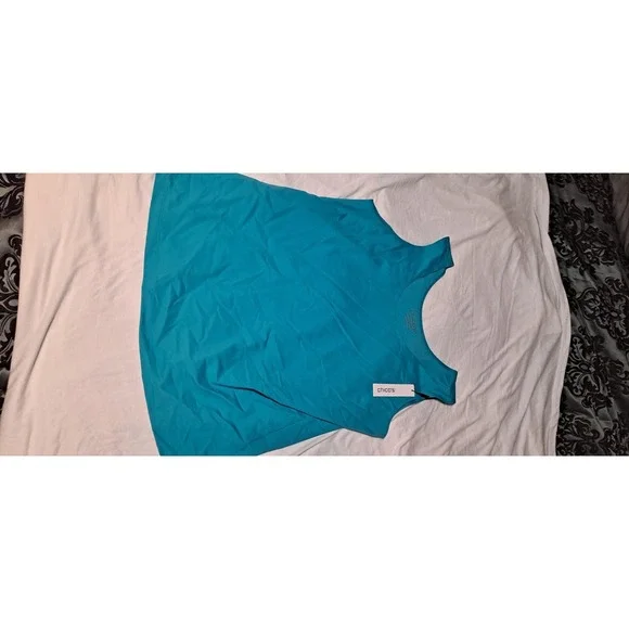 Chico's Oeano Tank Size 3 NWT Microfiber - Picture 1 of 5